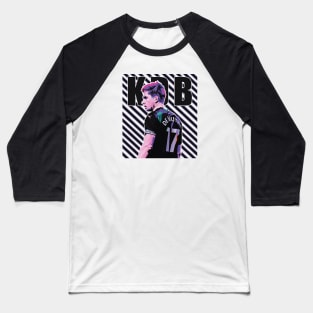 Kevin De Bruyne In Wpap Pop Art Style Baseball T-Shirt